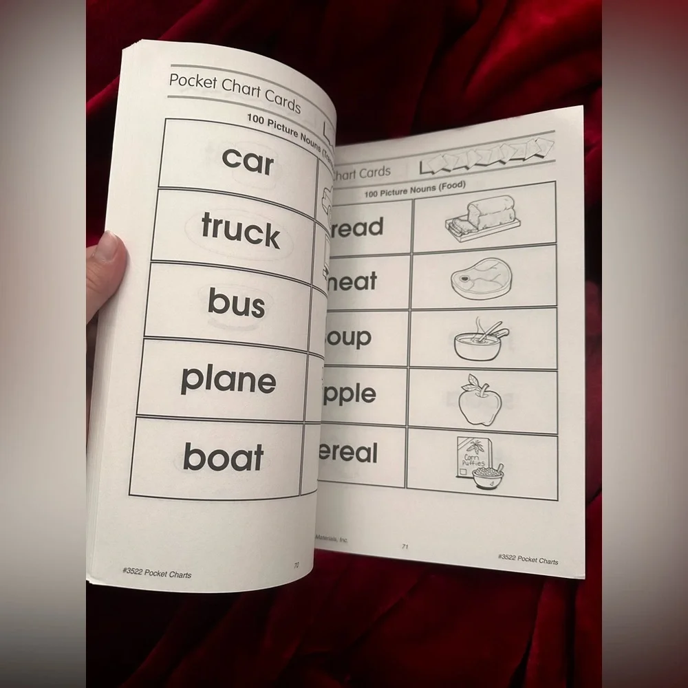 Pocket charts book K-4